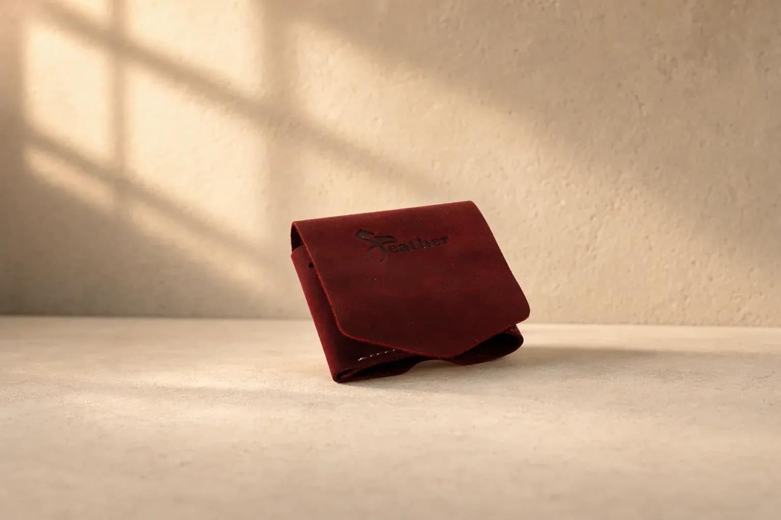 Medina Fold Wallet, Oxblood, view 2, thumbnail