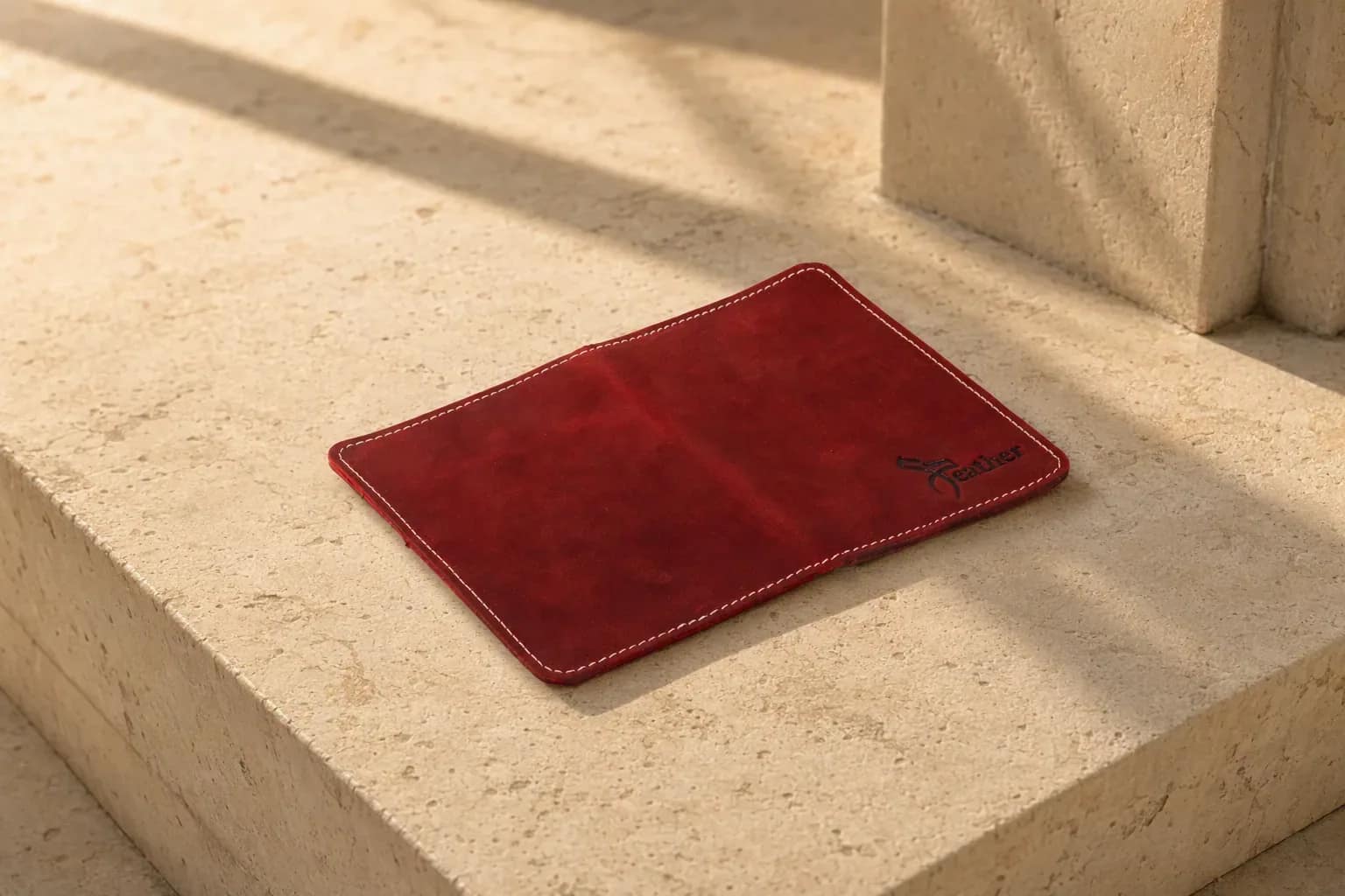 Nomad Travel Wallet, Oxblood, view 3, thumbnail