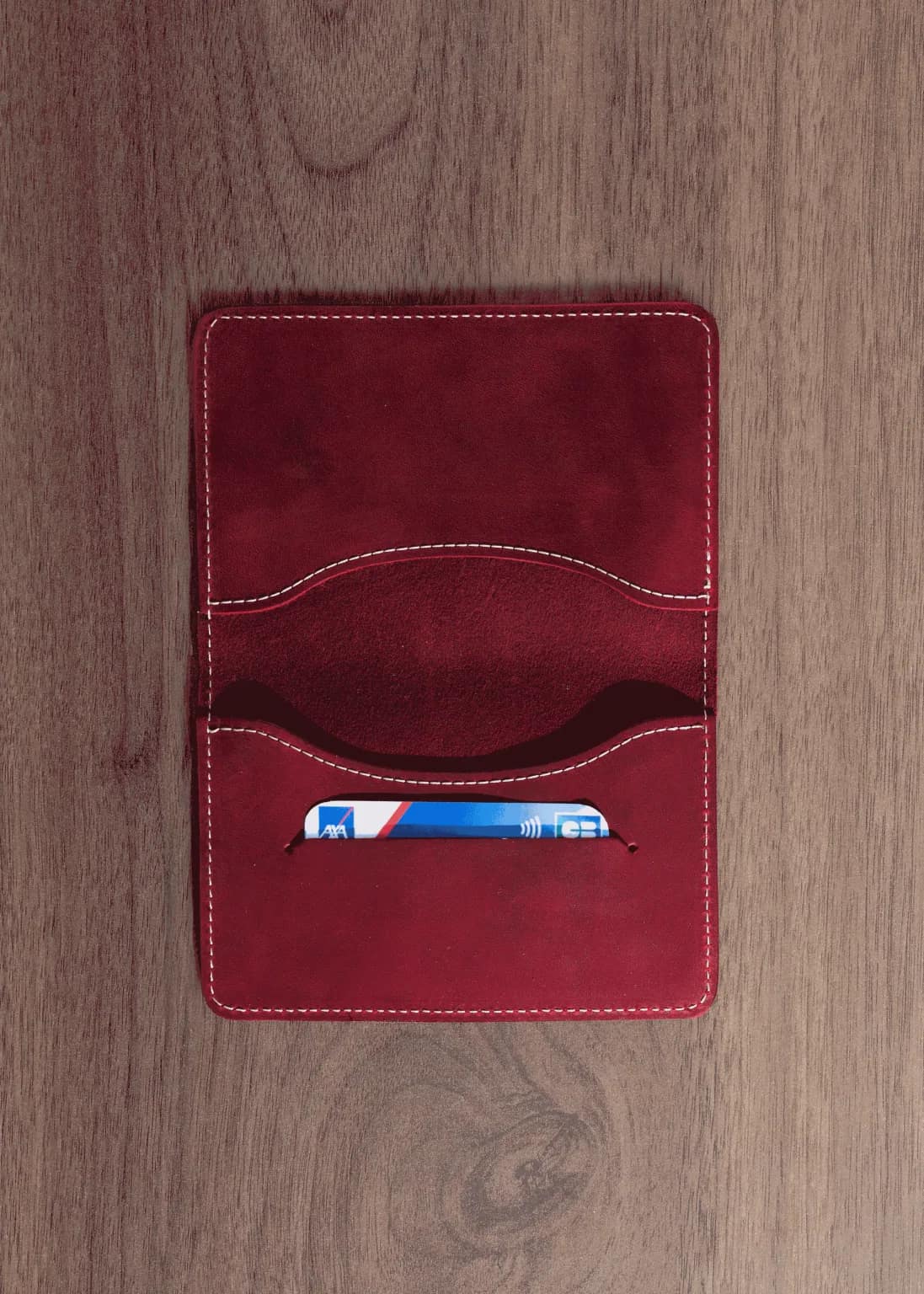 Nomad Travel Wallet, Oxblood, view 7, thumbnail