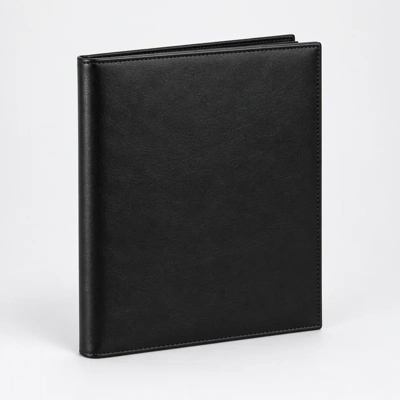 Protège-menu en cuir