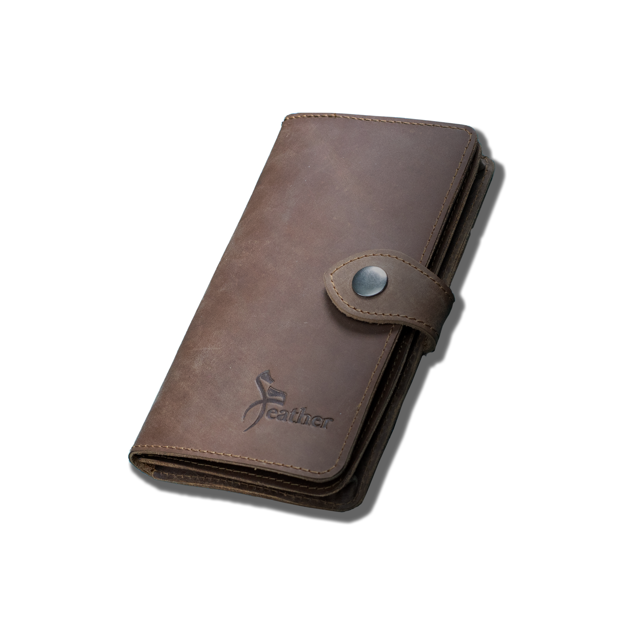 Wallet Long Brown X Garrison Leather Wallet - Image 1